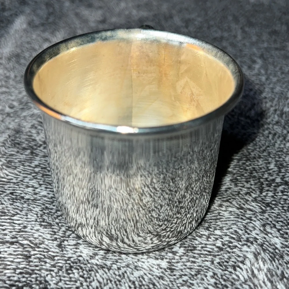 VINTAGE SILVER-PLATED CHILD CUP 1980s - Picture 5 of 14